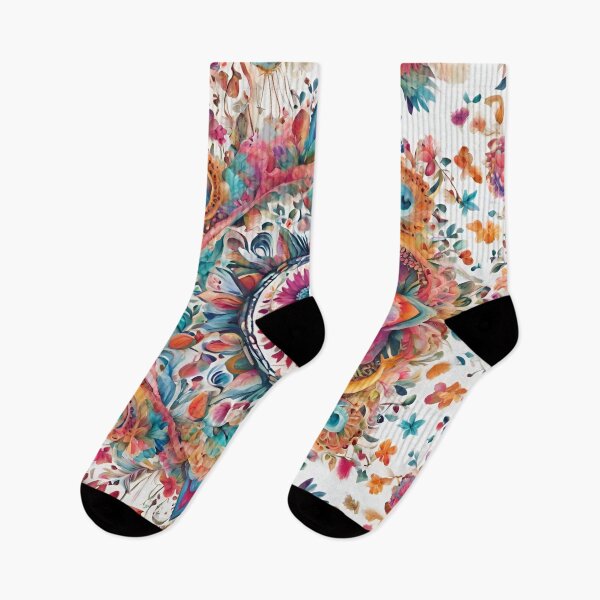 Artikelvorschau, Bunte Blumen im Bohemian-Stil entworfen und verkauft von NingningS.
