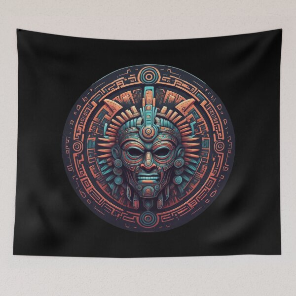 Item preview, Mayan Tribal Mask, Original Design designed and sold by Burn-Ego.