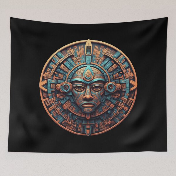 Item preview, Colorful Ancient Tribal Mask, Original Design designed and sold by Burn-Ego.