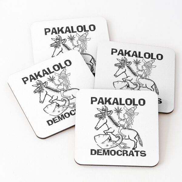 Item preview, PAKALOLO DEMOCRATS ~ DONKEY TRAMPLING ELEPHANT ~ (V-4-170) designed and sold by RodeoMalibu.