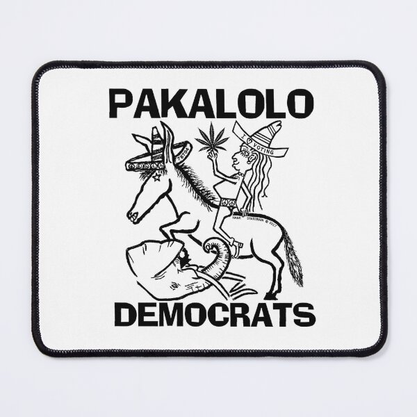 Item preview, PAKALOLO DEMOCRATS ~ DONKEY TRAMPLING ELEPHANT ~ (V-4-170) designed and sold by RodeoMalibu.