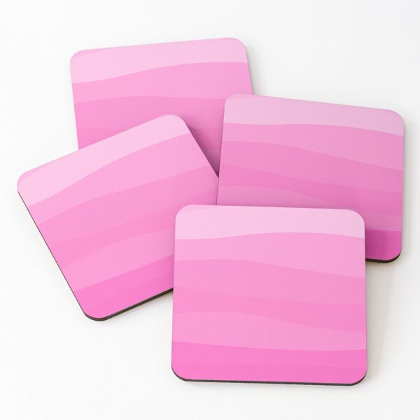 Item preview, Pink different sized wavy curved thick lines  designed and sold by SpinklyCreations.