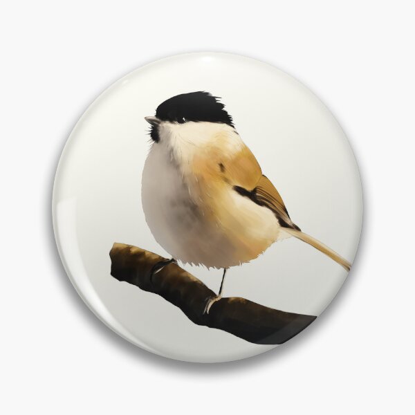 Item preview, Cute little Willow Tit Bird designed and sold by Kat-D-Art.