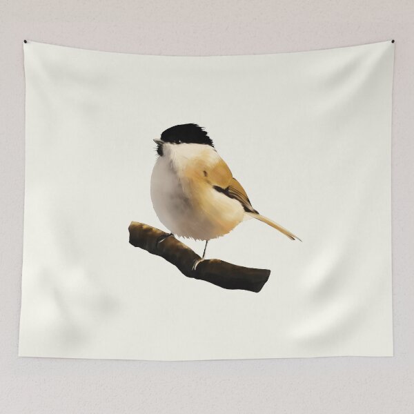 Item preview, Cute little Willow Tit Bird designed and sold by Kat-D-Art.