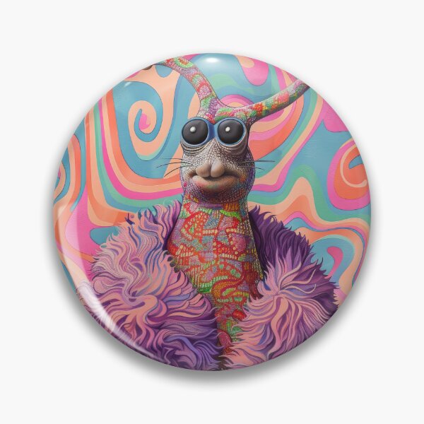 Item preview, Psychedelic Colorful Cosmic Snail Portrait designed and sold by GulDesignCo.