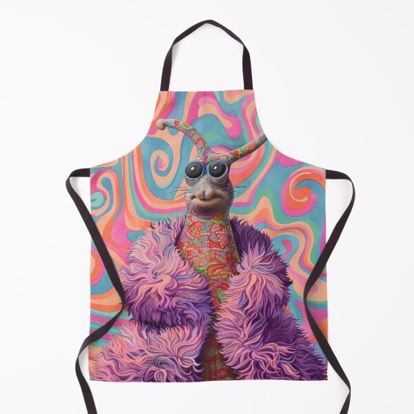 Item preview, Psychedelic Colorful Cosmic Snail Portrait designed and sold by GulDesignCo.