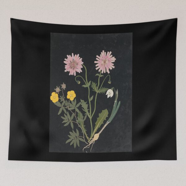 Item preview, Cut paper flower Scientific Illustration designed and sold by Lacasadellora.