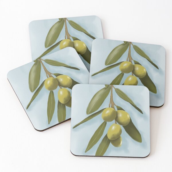 Item preview, Paint effect olive branch designed and sold by SixMai.