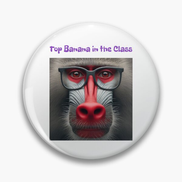 Item preview, Top Banana Nerd Baboon in the class designed and sold by santoshputhran.