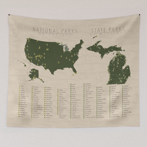 Item preview, US National Parks - Michigan designed and sold by FinlayMcNevin.