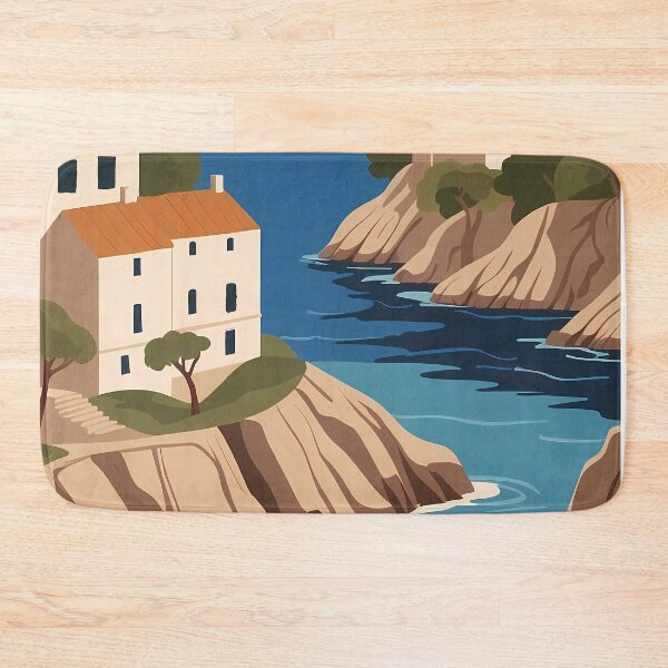 Item preview, Sea travel poster, coast of Dalmatia designed and sold by VintageFlow.