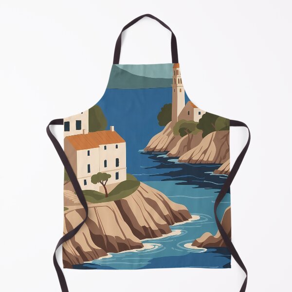 Item preview, Sea travel poster, coast of Dalmatia designed and sold by VintageFlow.