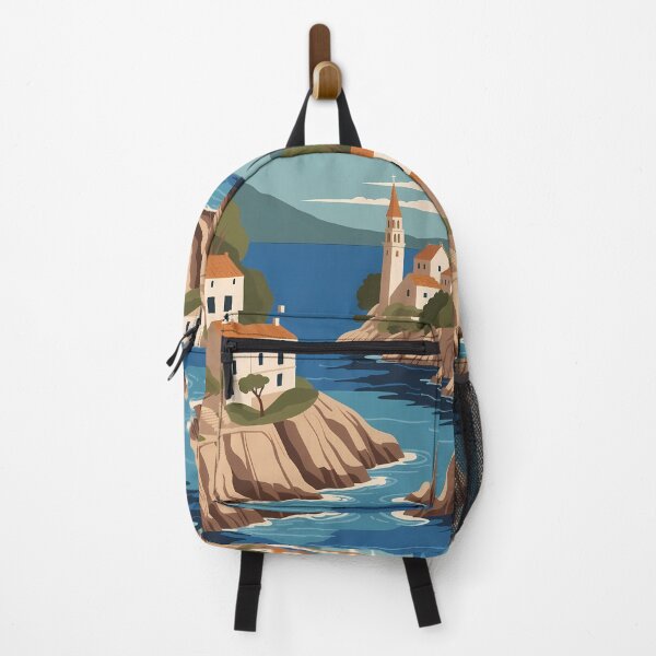 Item preview, Sea travel poster, coast of Dalmatia designed and sold by VintageFlow.