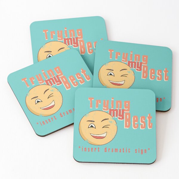 Item preview, Wink of Effort: Trying my Best designed and sold by Fun Funky Designs.