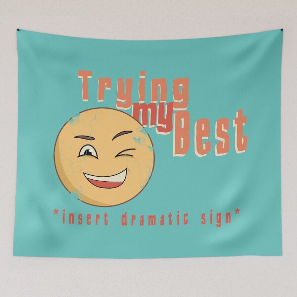 Item preview, Wink of Effort: Trying my Best designed and sold by Fun Funky Designs.