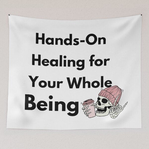 Item preview, Hands-on healing Osteopathy Funny Gift Alternative Medicine  designed and sold by CyberArtistOne.