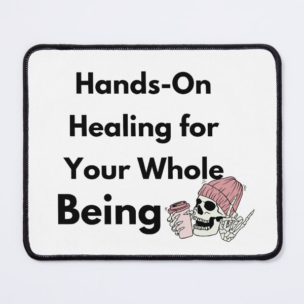 Item preview, Hands-on healing Osteopathy Funny Gift Alternative Medicine  designed and sold by CyberArtistOne.