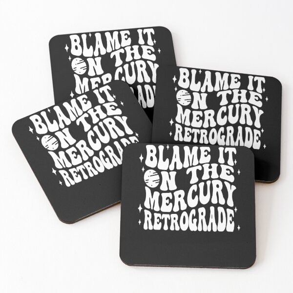 Item preview, Mercury Retrograde Blame It On Celestial Retro Fun designed and sold by elderberry.