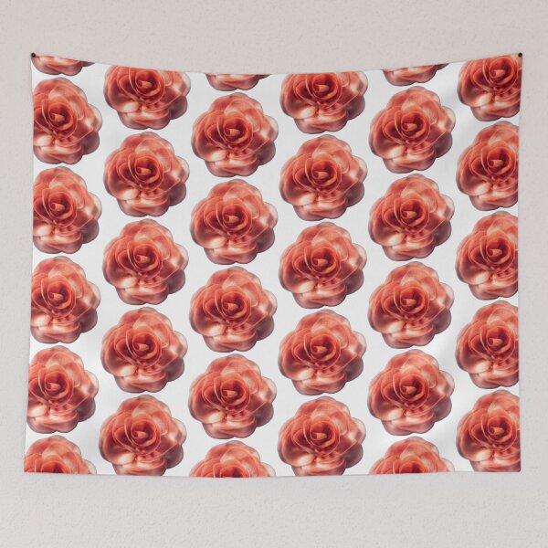 Item preview, Gradient degrade pink rose petals, pink fabric flower isolate on white background designed and sold by pipikijung.