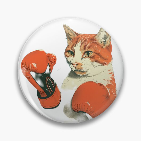 Item preview, Cat Boxing, Champion Boxer cat designed and sold by CreativeArts-S.