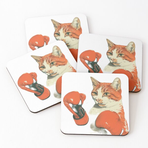Item preview, Cat Boxing, Champion Boxer cat designed and sold by CreativeArts-S.