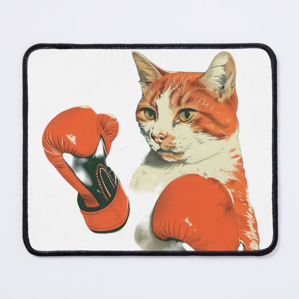 Item preview, Cat Boxing, Champion Boxer cat designed and sold by CreativeArts-S.