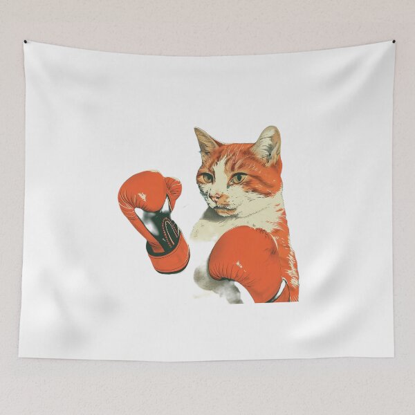 Item preview, Cat Boxing, Champion Boxer cat designed and sold by CreativeArts-S.