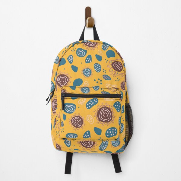 Item preview, Abstract vintage pattern on yellow background designed and sold by Deepness2023.
