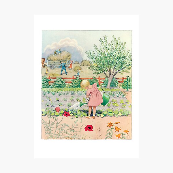 Item preview, July, Around the Year (1931) - Elsa Beskow designed and sold by SALON DES ARTS.
