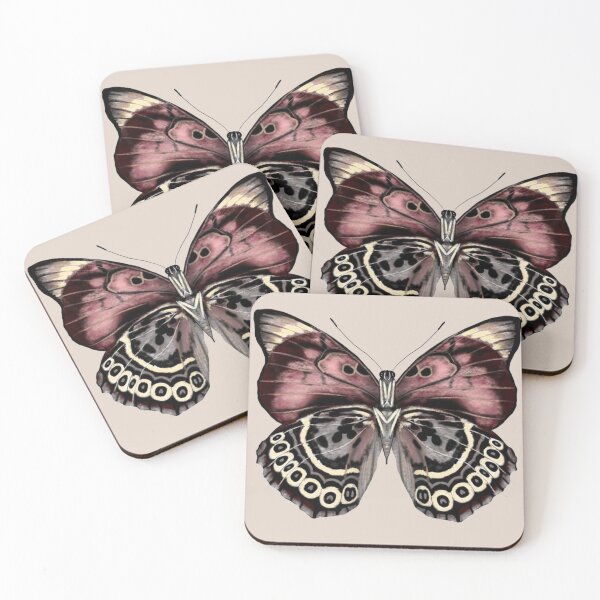 Item preview, Butterfly wings pink digital drawing designed and sold by La Loca.