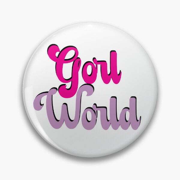 Item preview, Gorl World Logo designed and sold by Marvel Selke.