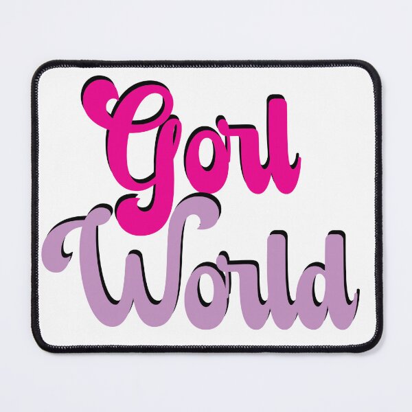 Item preview, Gorl World Logo designed and sold by Marvel Selke.