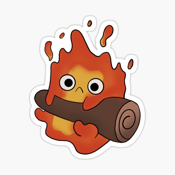 Item preview, Calcifer Moving Castle Ghibli designed and sold by itsnyxel store.