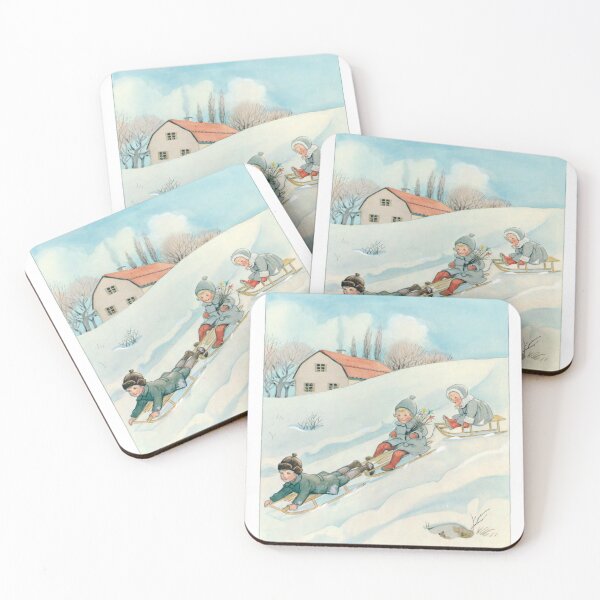 Item preview, February, Around the Year (1931) - Elsa Beskow designed and sold by SALON DES ARTS.