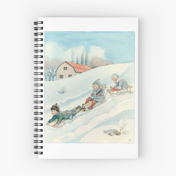 Item preview, February, Around the Year (1931) - Elsa Beskow designed and sold by SALON DES ARTS.