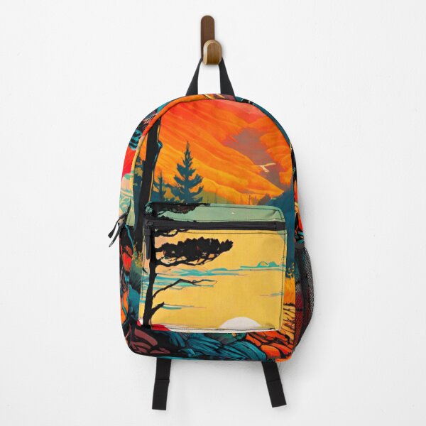 Item preview, Sunset Shredder: MTB Rider in the Forest” designed and sold by GrizzlyCollective.