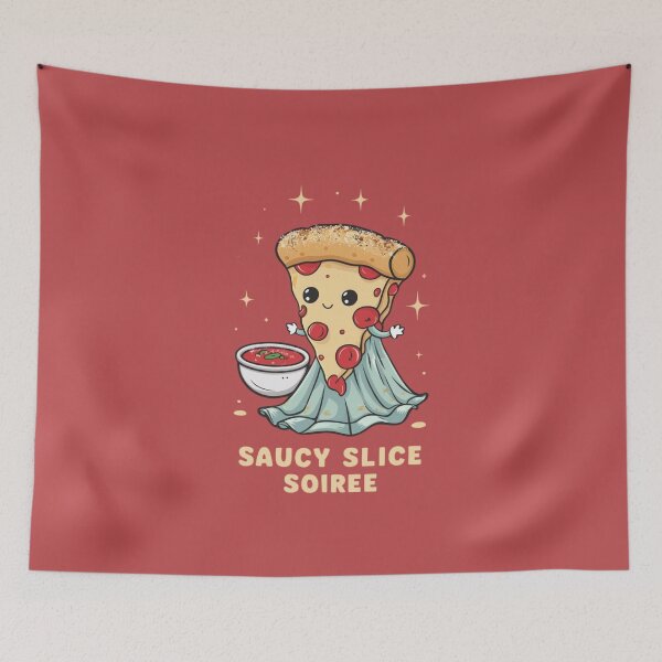 Item preview, Saucy Slice Soiree - Kawaii designed and sold by Rockin-Rainbow.
