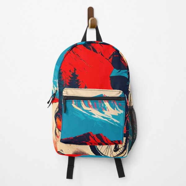Item preview, Gnar Shredder: MTB Rider Conquering Dusty Mountains designed and sold by GrizzlyCollective.