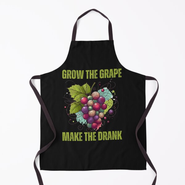 Item preview, Line Drawing Grow The Grape Make The Drank designed and sold by AlienOccupation.