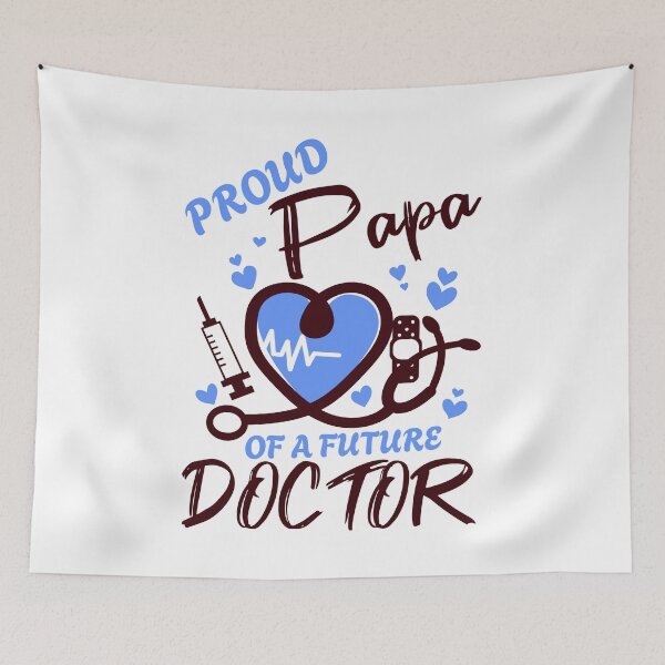 Item preview, Proud Papa Of A Future Doctor designed and sold by Stick-Artistry.