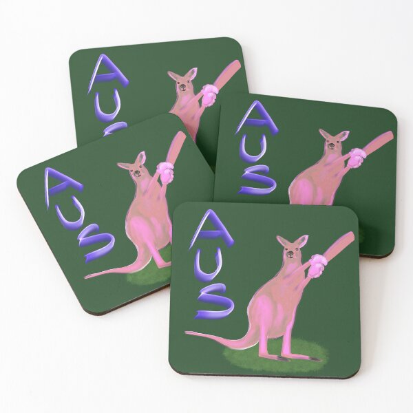 Item preview, AUS, Australian Cricket Fan Kangaroo designed and sold by Annet KY.