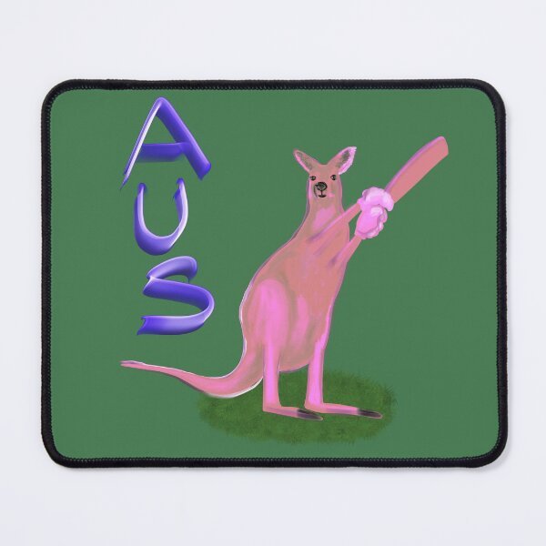 Item preview, AUS, Australian Cricket Fan Kangaroo designed and sold by Annet KY.