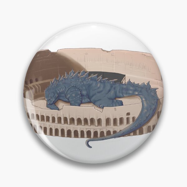 Item preview, Godzilla sleeping in the colosseum designed and sold by Erinni.