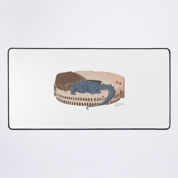 Item preview, Godzilla sleeping in the colosseum designed and sold by Erinni.