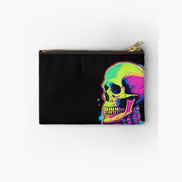 Item preview, Skeleton Creepy neon Skull  designed and sold by CyberArtistOne.