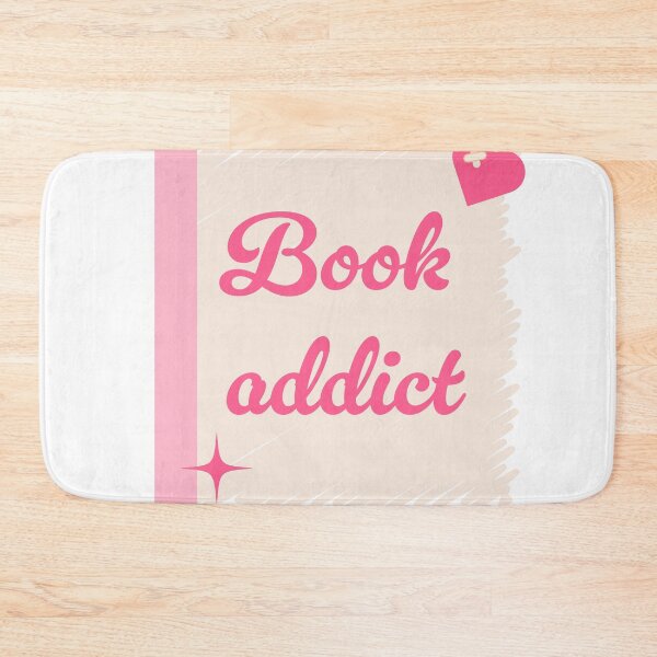 Item preview, Book Addict in Hot Pink and Cream designed and sold by aneladesigns.
