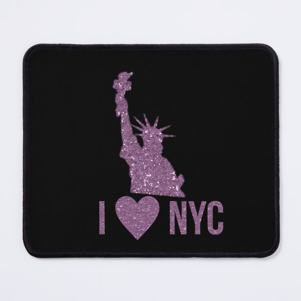Item preview, I love New York City (glitter purple edition) designed and sold by asanaworld.