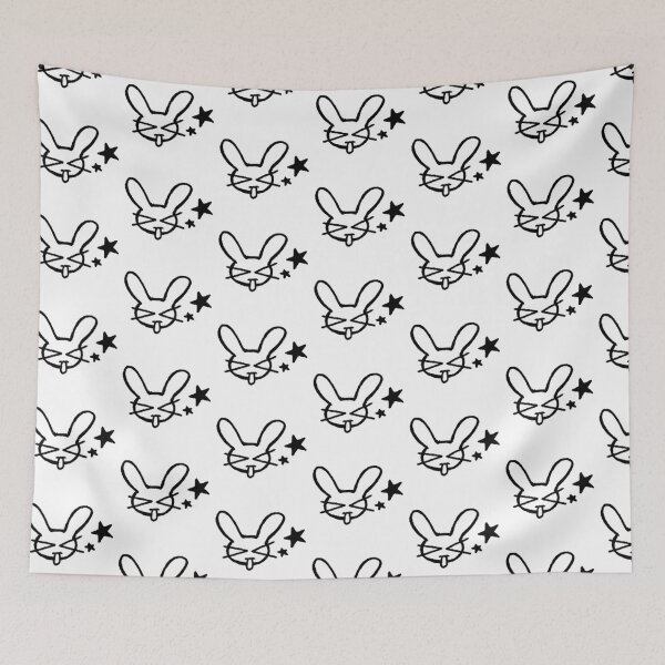 Item preview, black bunny designed and sold by Charlie Raccoonyi.