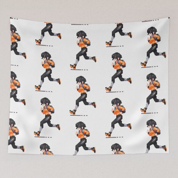Item preview, Pixel girl running - retro art designed and sold by octoboobs.