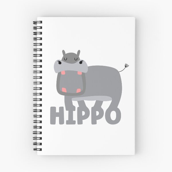 Item preview, Happy Hippo designed and sold by BlackOwlCreate.